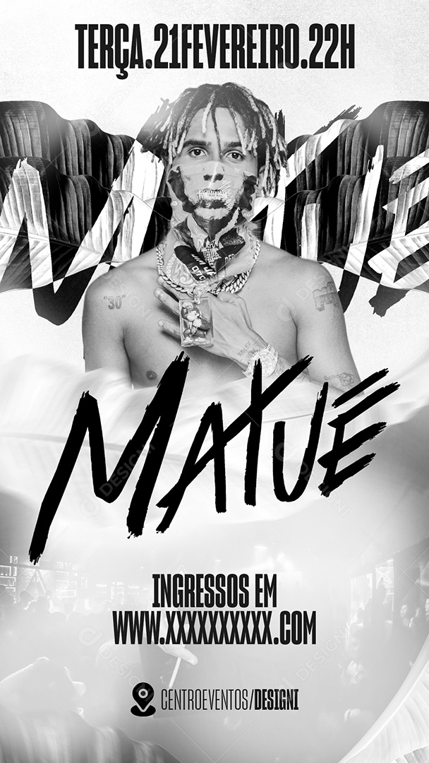 Story Flyer Matue Social Media PSD Editável