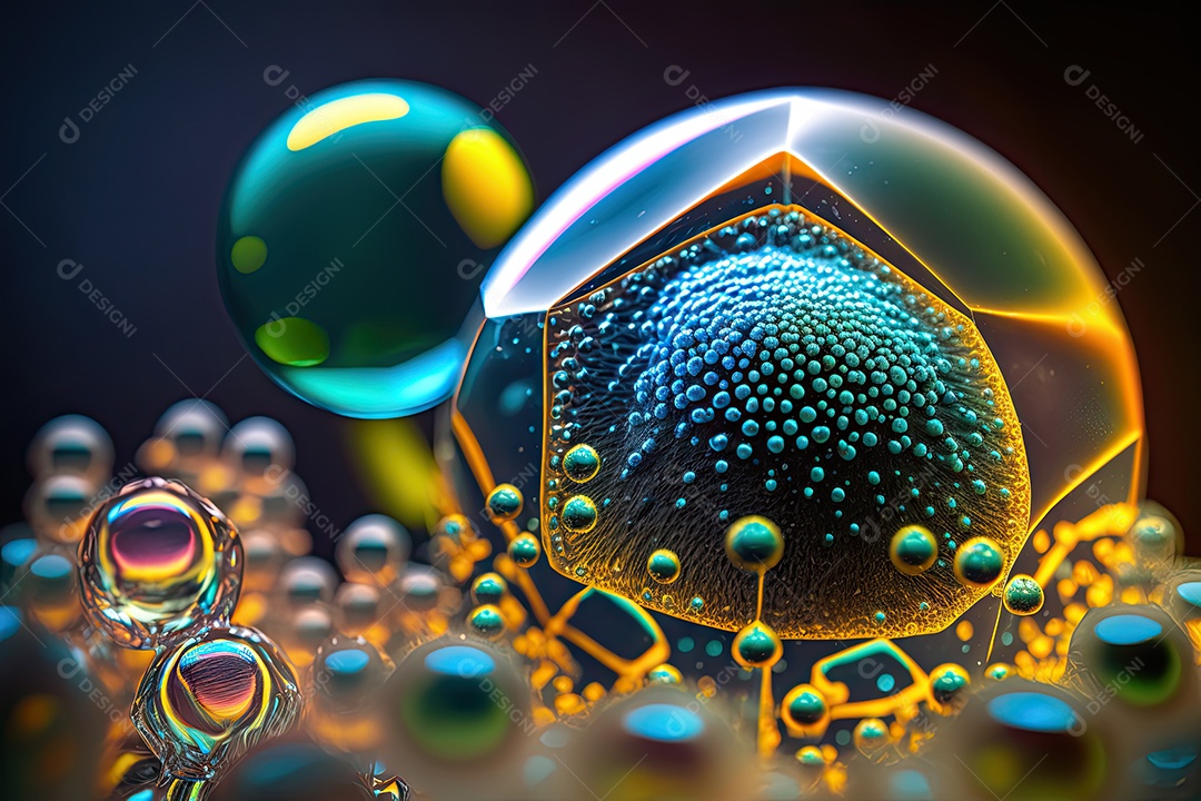 Imagem 3D de Nanociência e Nanotecnologia