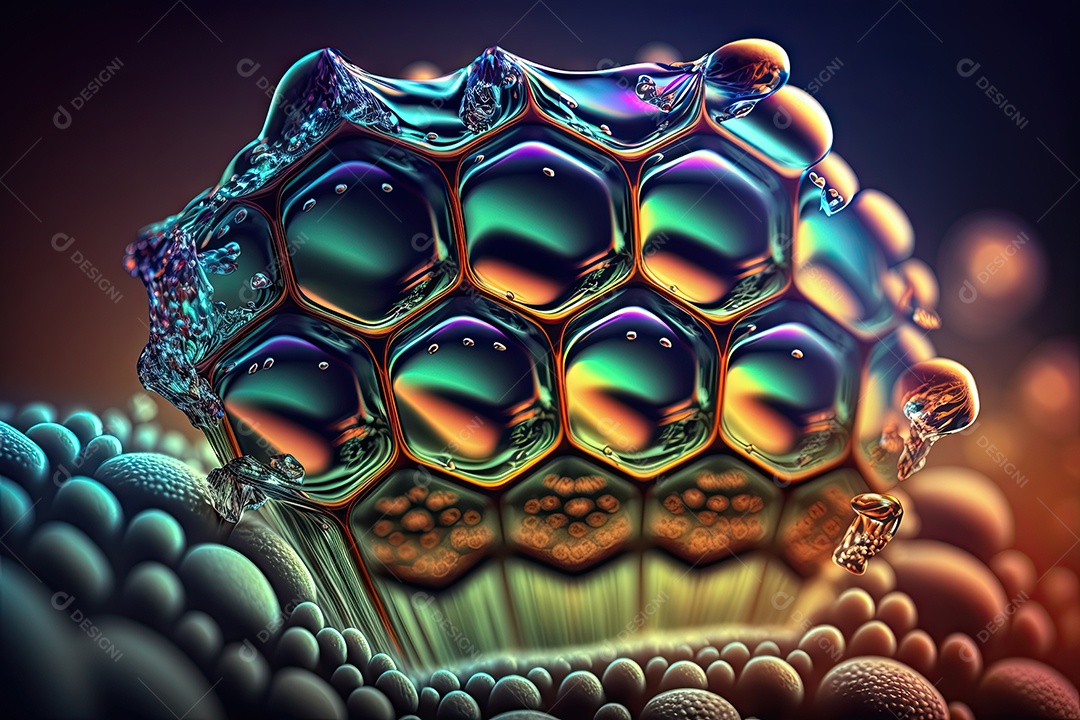 Imagem 3D de Nanociência e Nanotecnologia