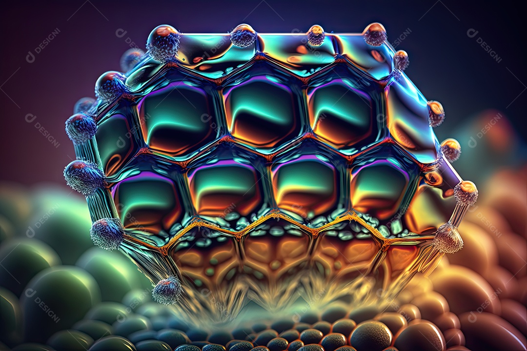 Imagem 3D de Nanociência e Nanotecnologia
