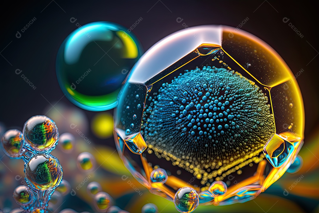 Imagem 3D de Nanociência e Nanotecnologia