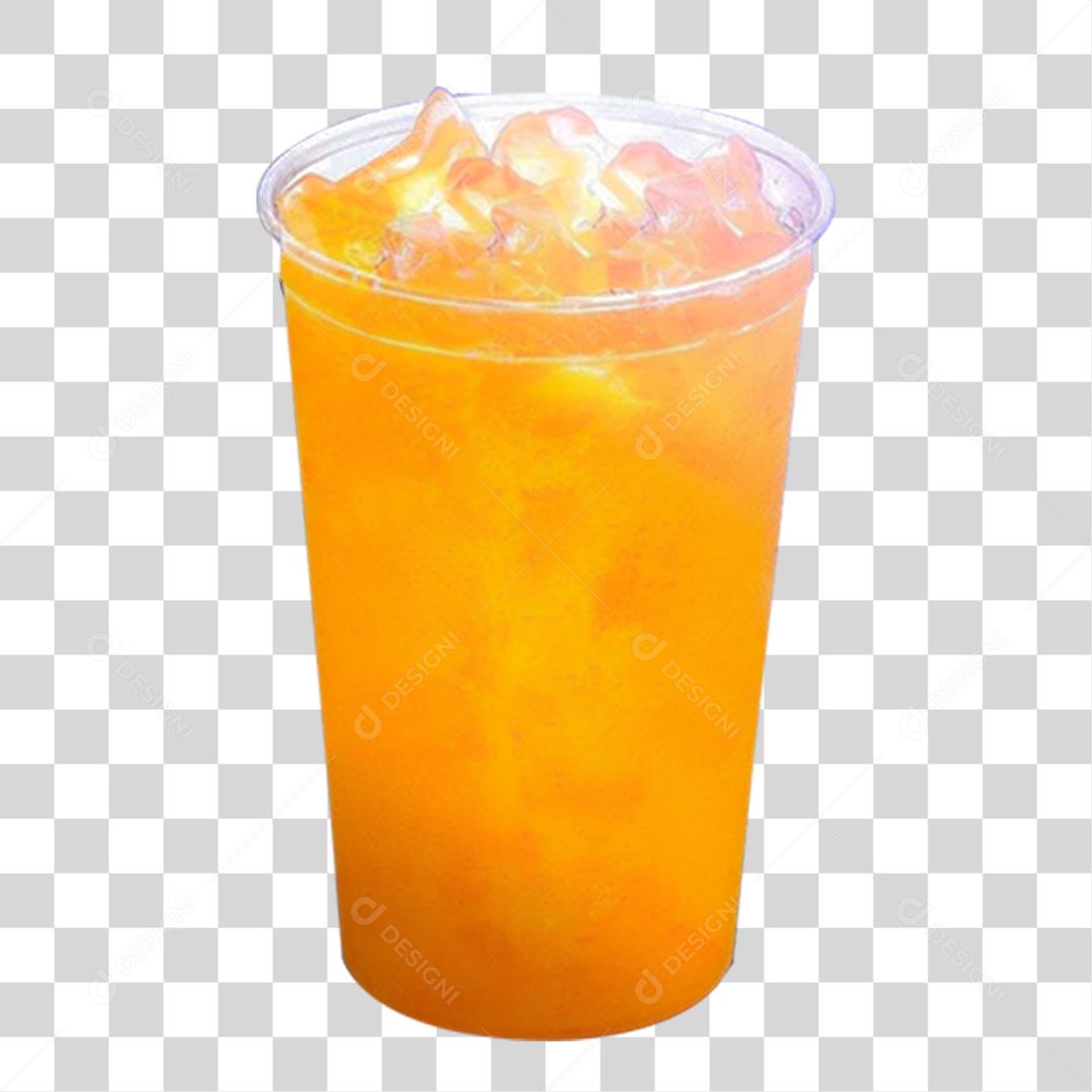 Copo de Vodka com Suco PNG Transparente