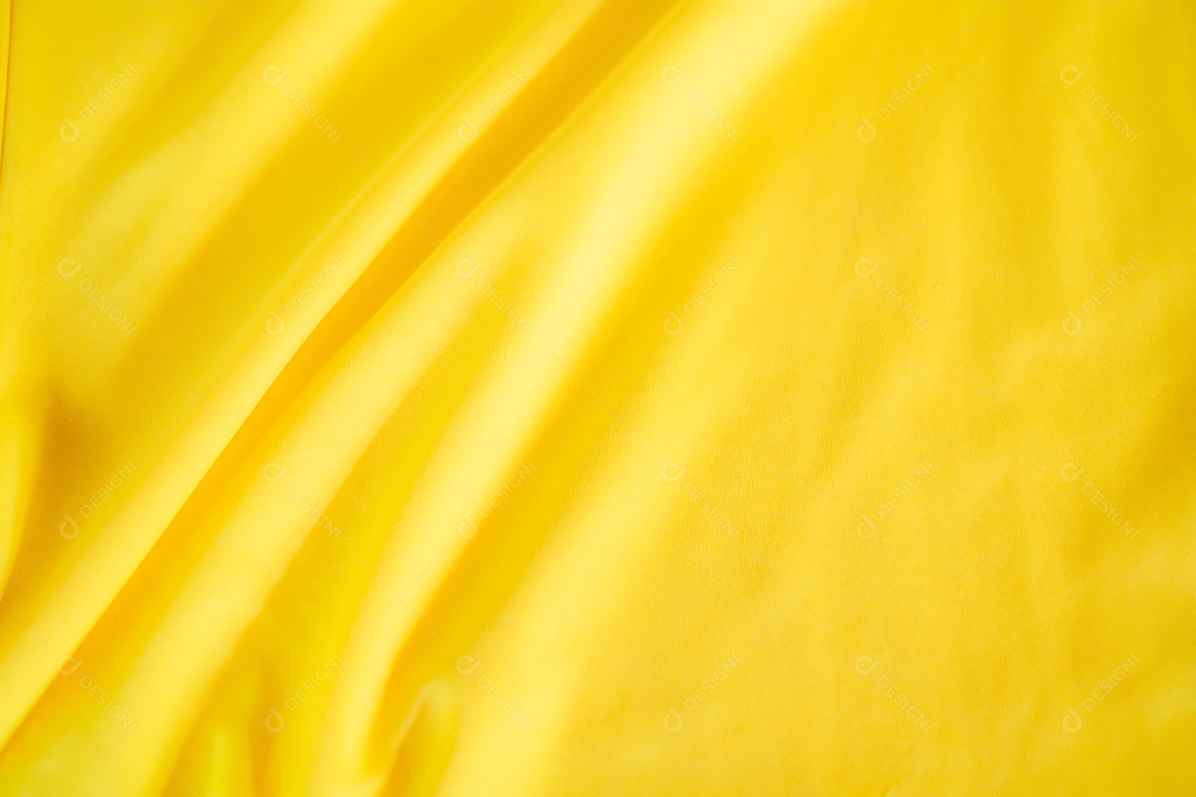 Textura gradiente de roupa de cama amarela estilo de curva turva de tecido de luxo abstrato, roupa de cama enrugada e sombras douradas, plano de fundo