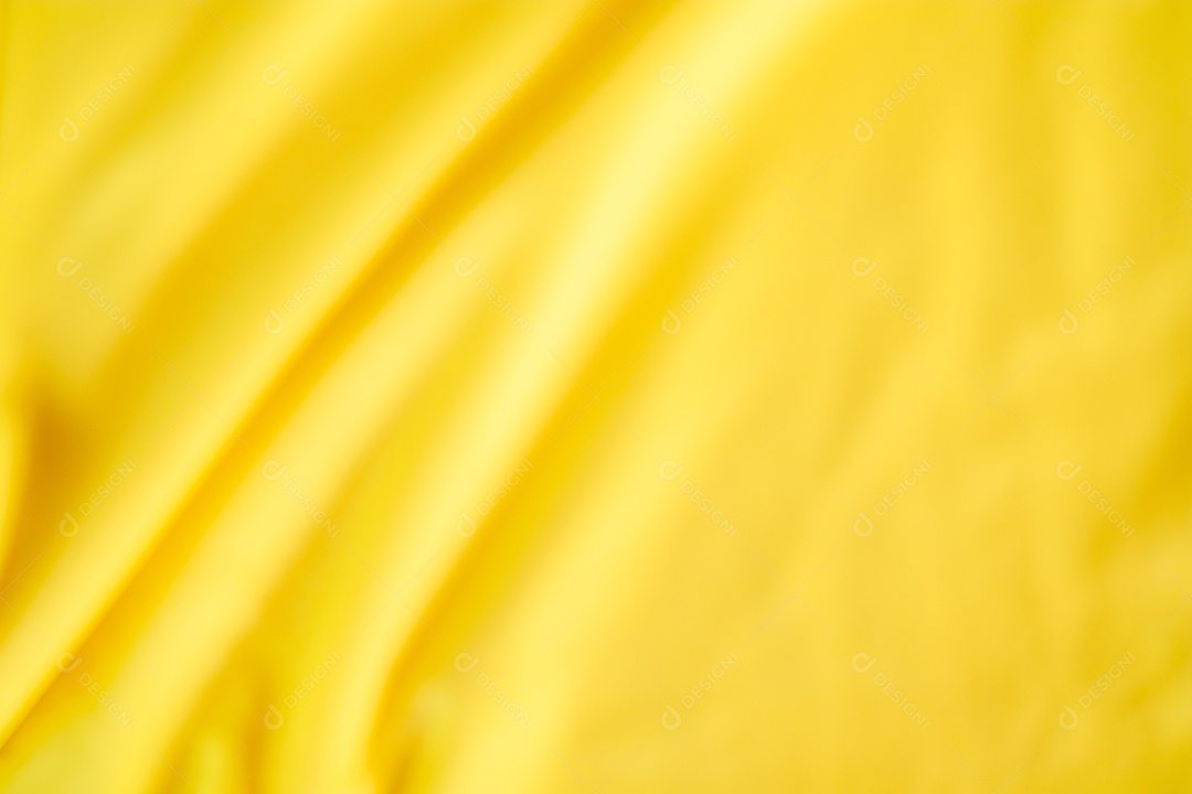 Textura gradiente de roupa de cama amarela estilo de curva turva de tecido de luxo abstrato, roupa de cama enrugada e sombras douradas, plano de fundo