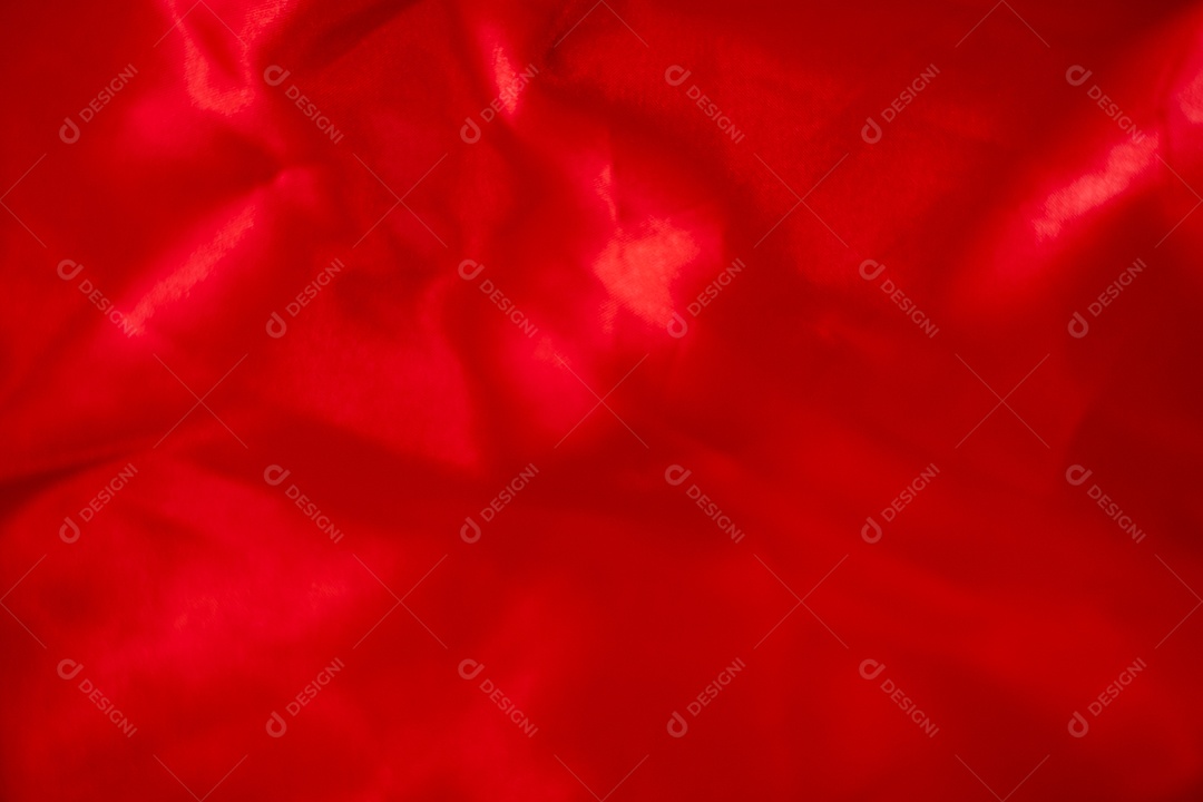 Textura gradiente de roupa de cama vermelha estilo de curva turva de tecido de luxo abstrato, roupa de cama enrugada e sombras cinza escuras, plano de fundo