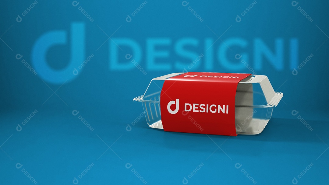 Mockup De Pote Plástico PSD Editável
