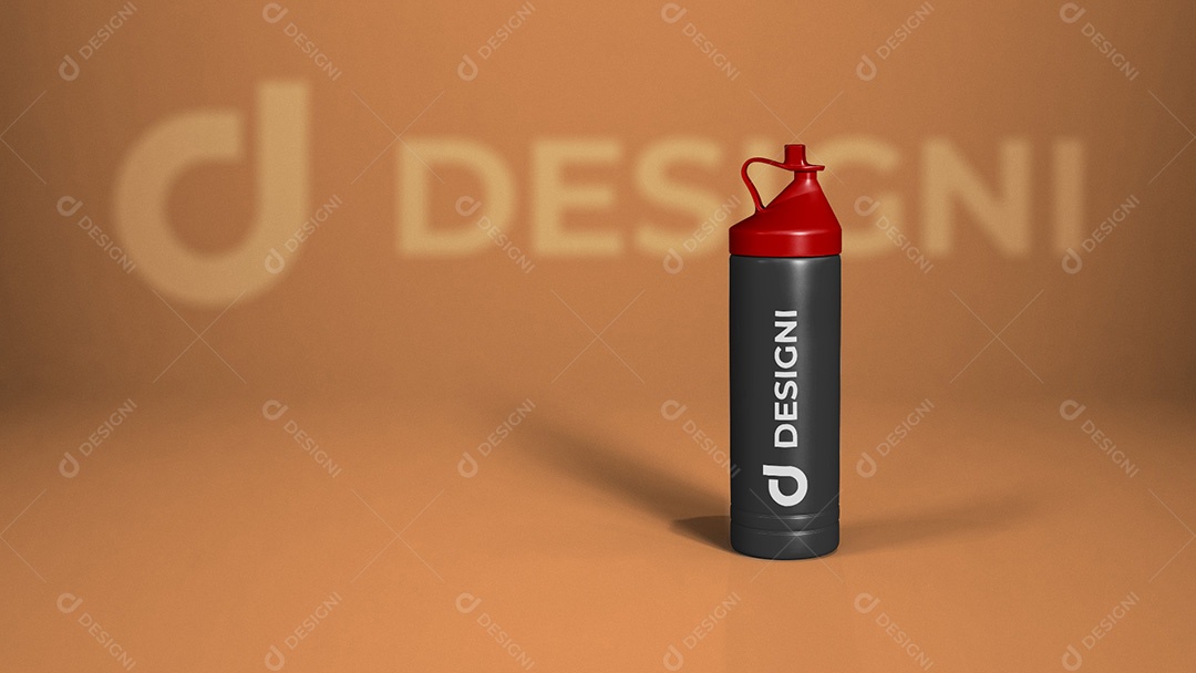 Mockup De Squeeze PSD Editável