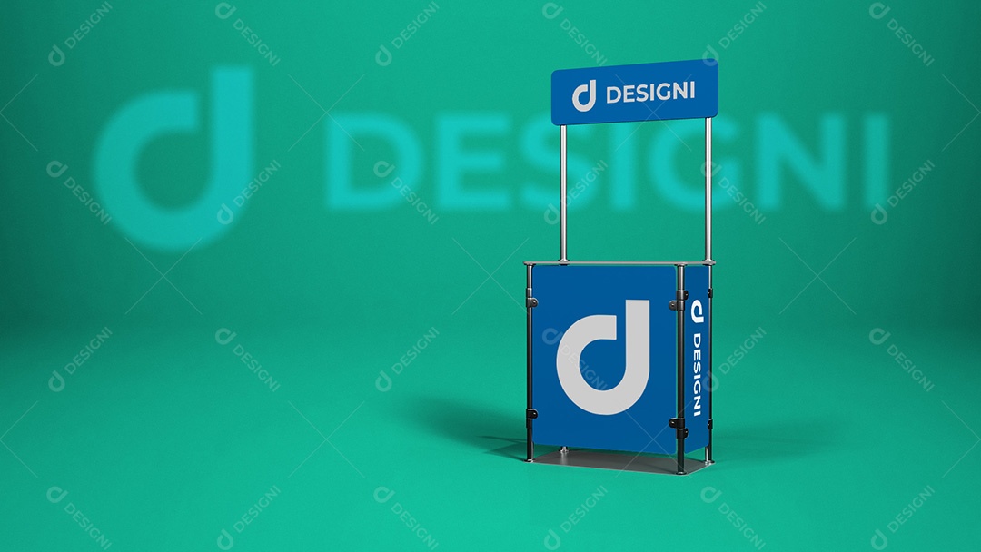 Mockup De Stand PSD Editável