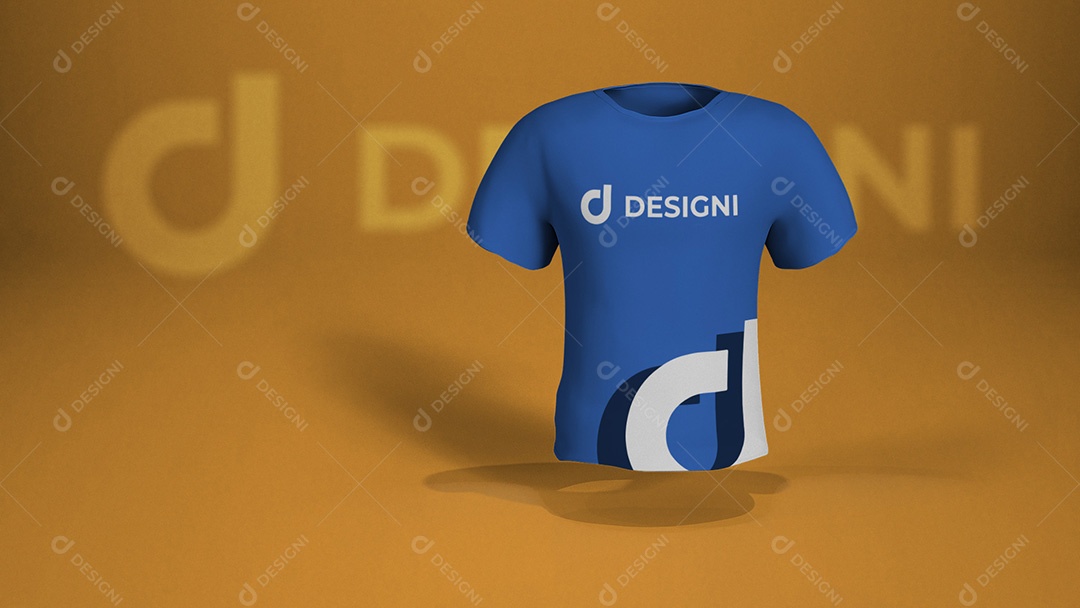 Mockup De Camisa Masculina T-Shirt PSD Editável