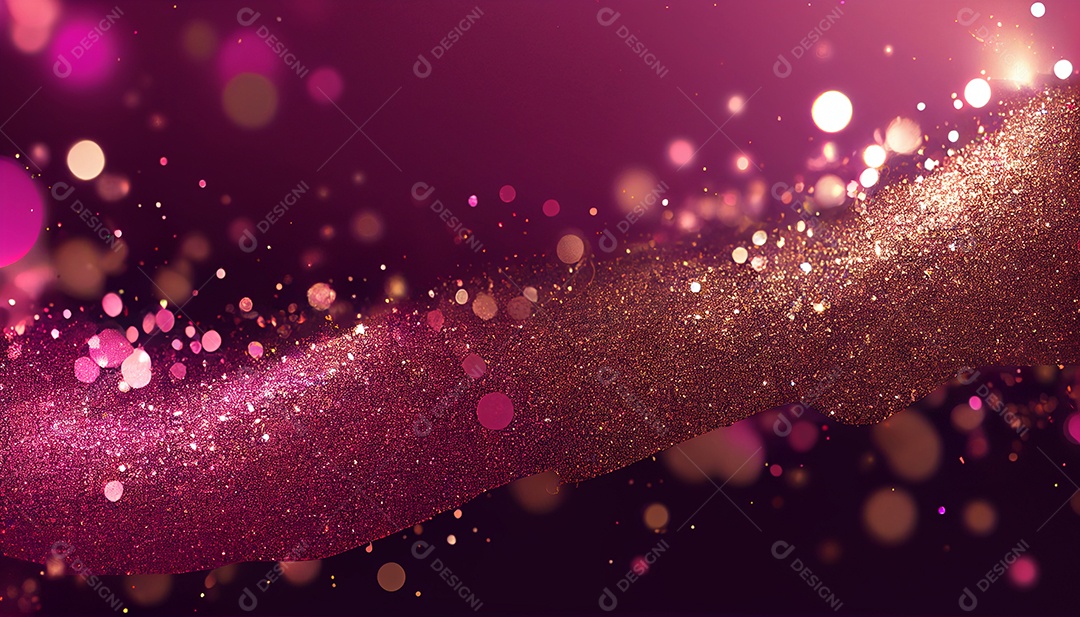 Background de glitter rosa brilhante