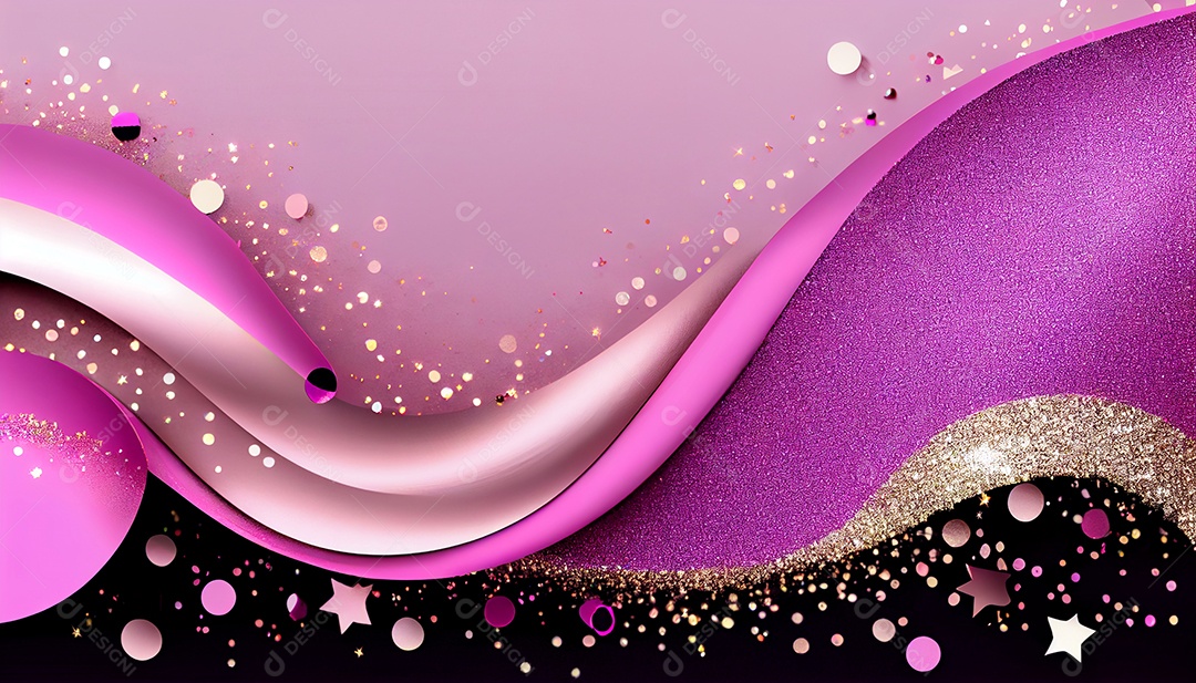 Background de glitter rosa brilhante