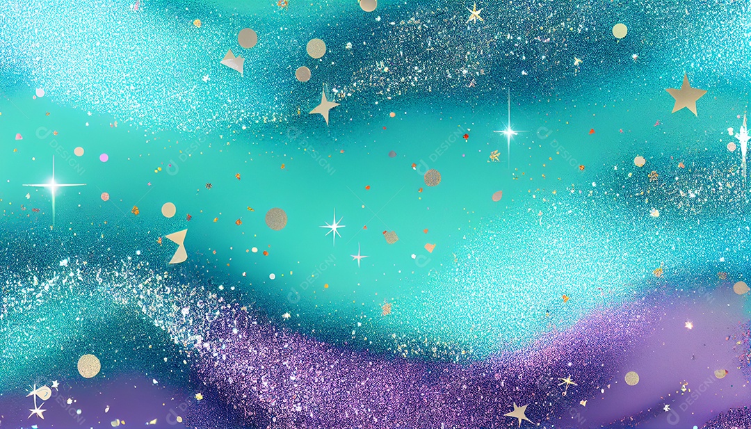 Background de glitter roxo e verde