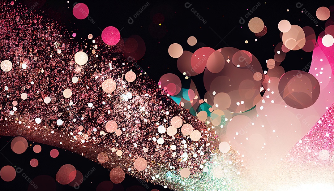 Background de glitter colorido