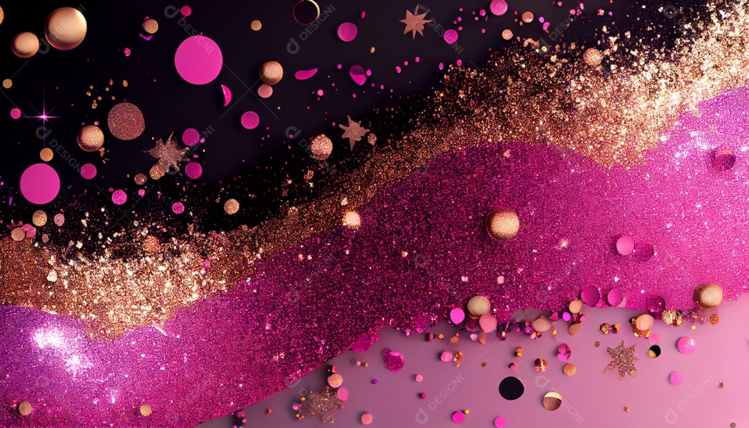 Background de glitter colorido