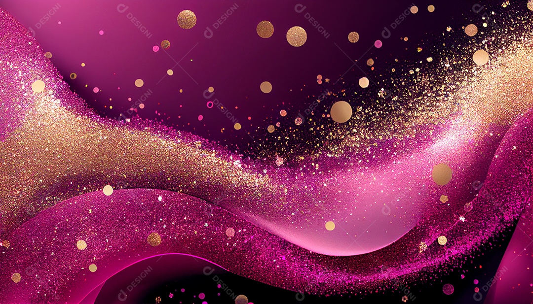 Background de glitter colorido