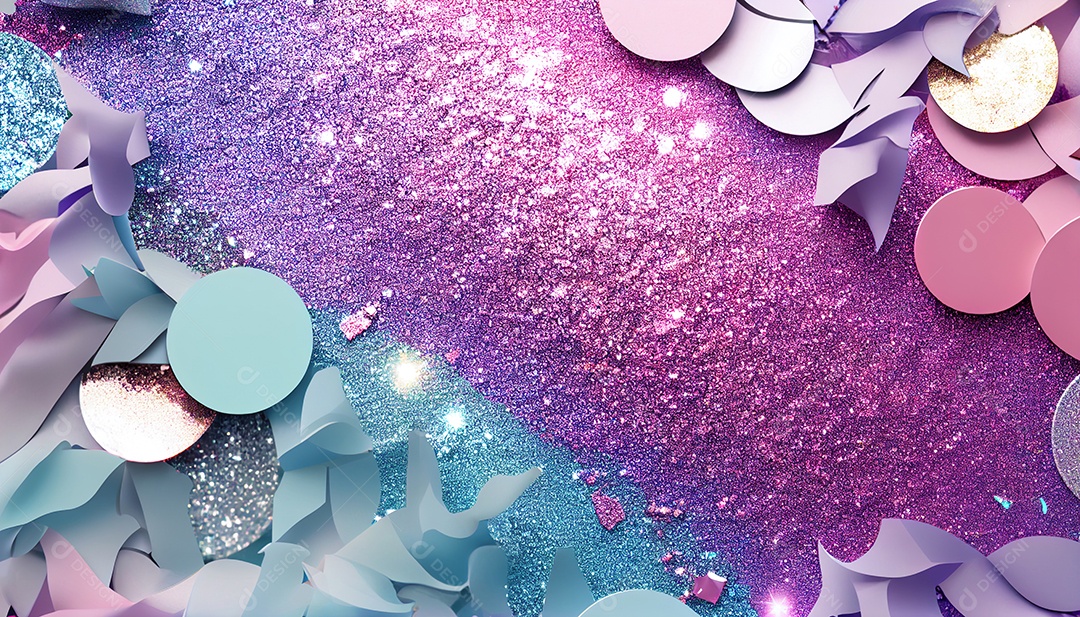 Background de glitter rosa