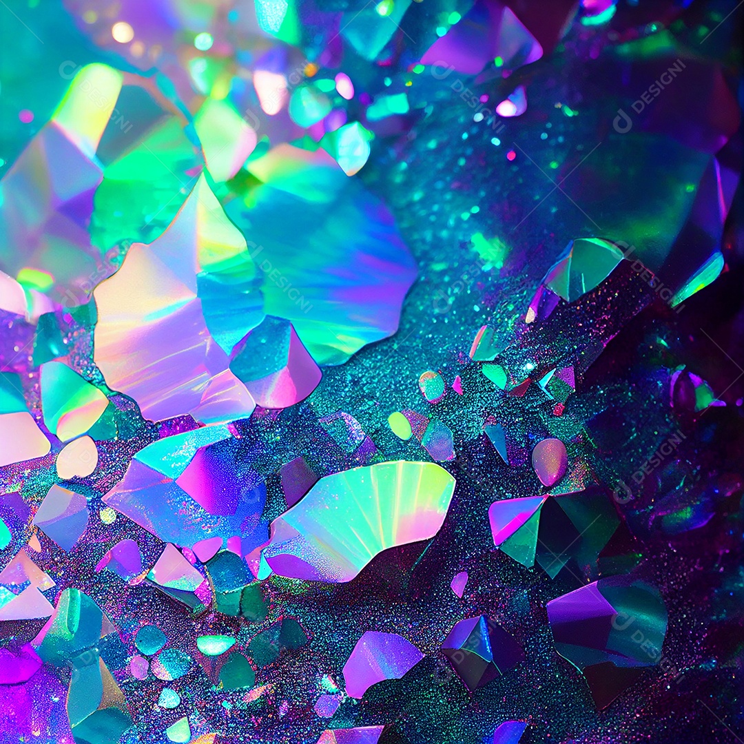 Background de glitter holográfico