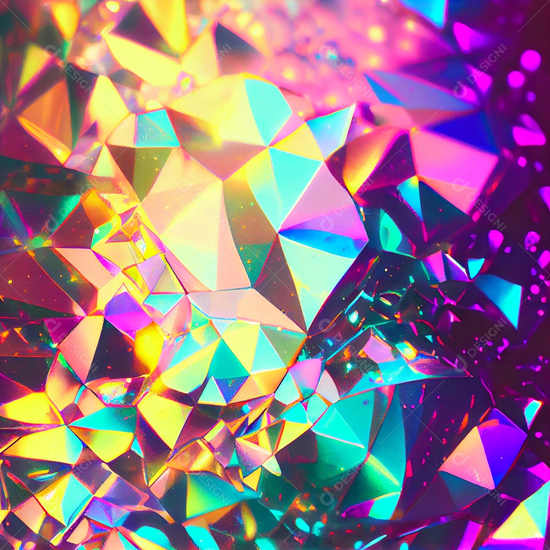 Background de glitter holográfico