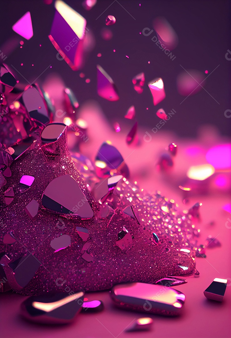 Background de glitter rosa