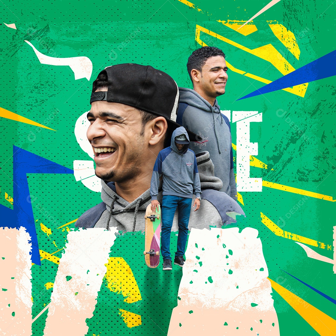 Skate Skatista Loja de Skate Social Media PSD Editável