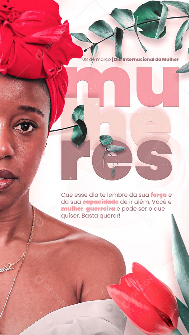 Story Dia Internacional da Mulher 8 De Março Social Media PSD Editável