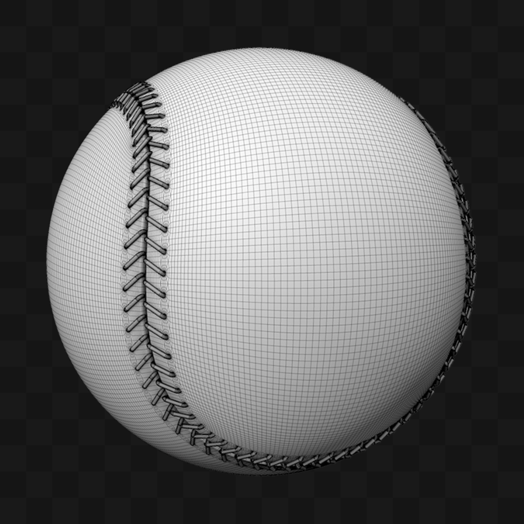 Bola de Baseball - Modelo 3D