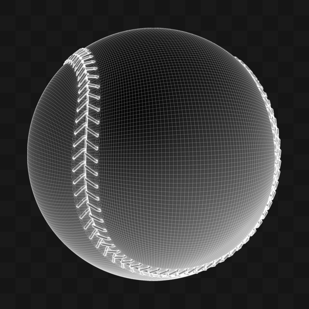 Bola de Baseball - Modelo 3D