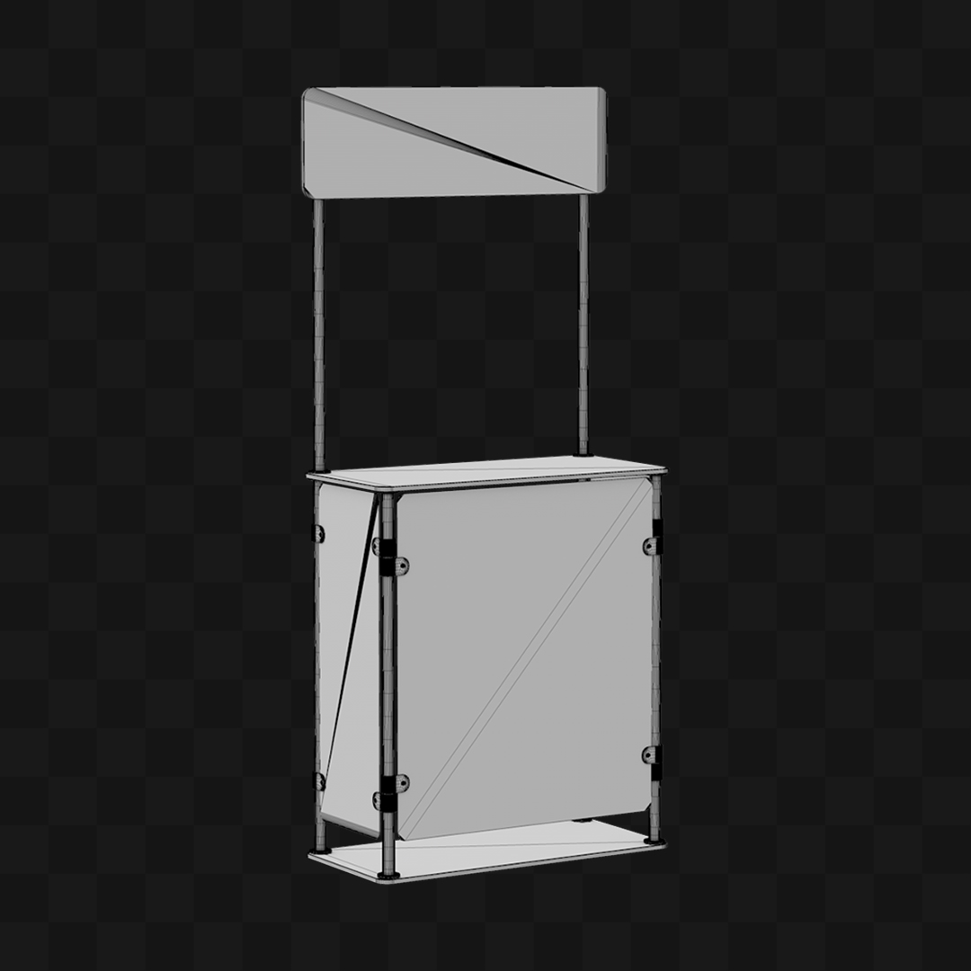Balcão Stand - Modelo 3D