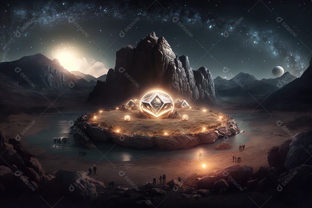 Símbolos do zodíaco e pano de fundo do templo sagrado, astrologia, alquimia, magia, feitiçaria e estrutura enigmática de cristais