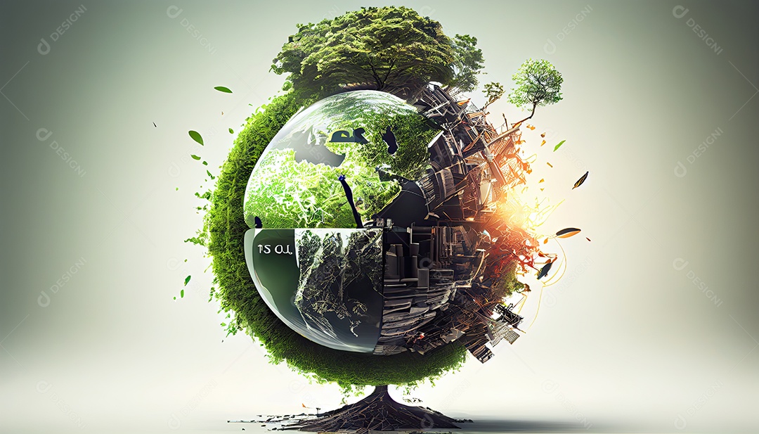 ESG energia verde indústria sustentável Ambiental Social e Governança Corporativa Dia da Terra a importância de amar a natureza