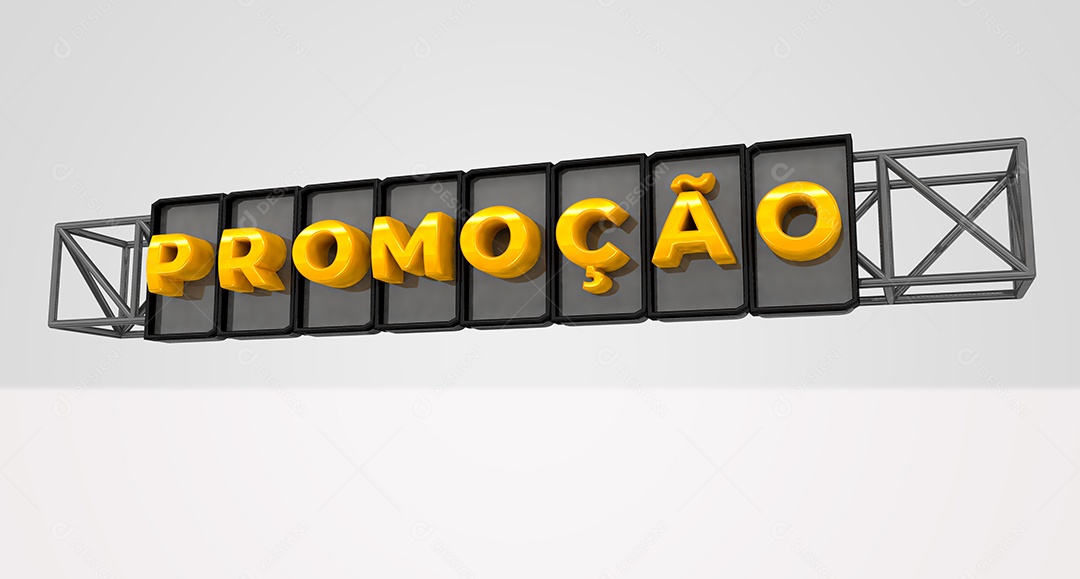 Selo 3D Promoção Para Composição PSD