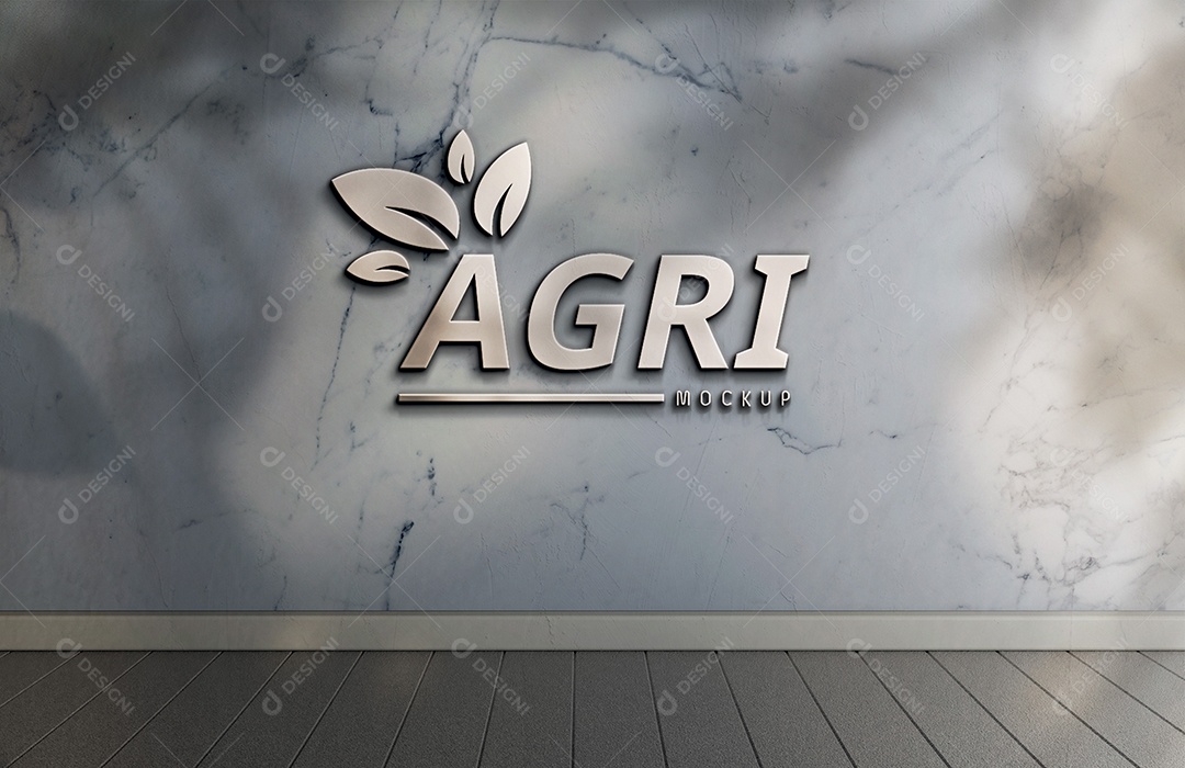 Mockup Logotipo de Empresa PSD Editável