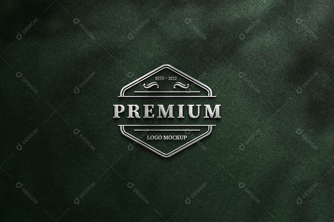 Mockup Logotipo de Empresa PSD Editável