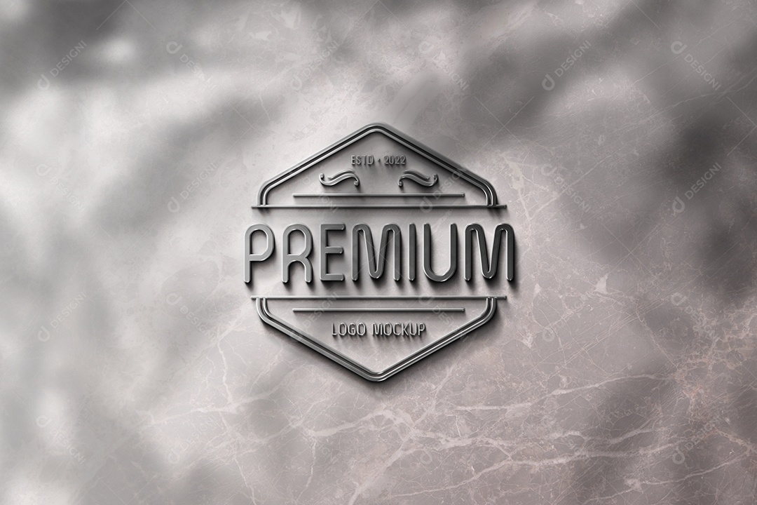 Mockup Logotipo de Empresa PSD Editável