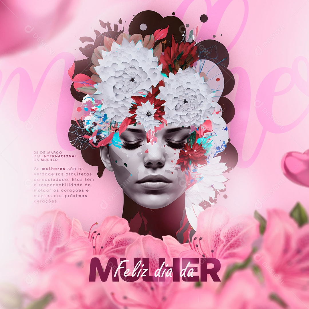 As Mulheres São As Verdadeiras Arquitetas Da Sociedade Dia Internacional Da Mulher Social Media PSD Editável