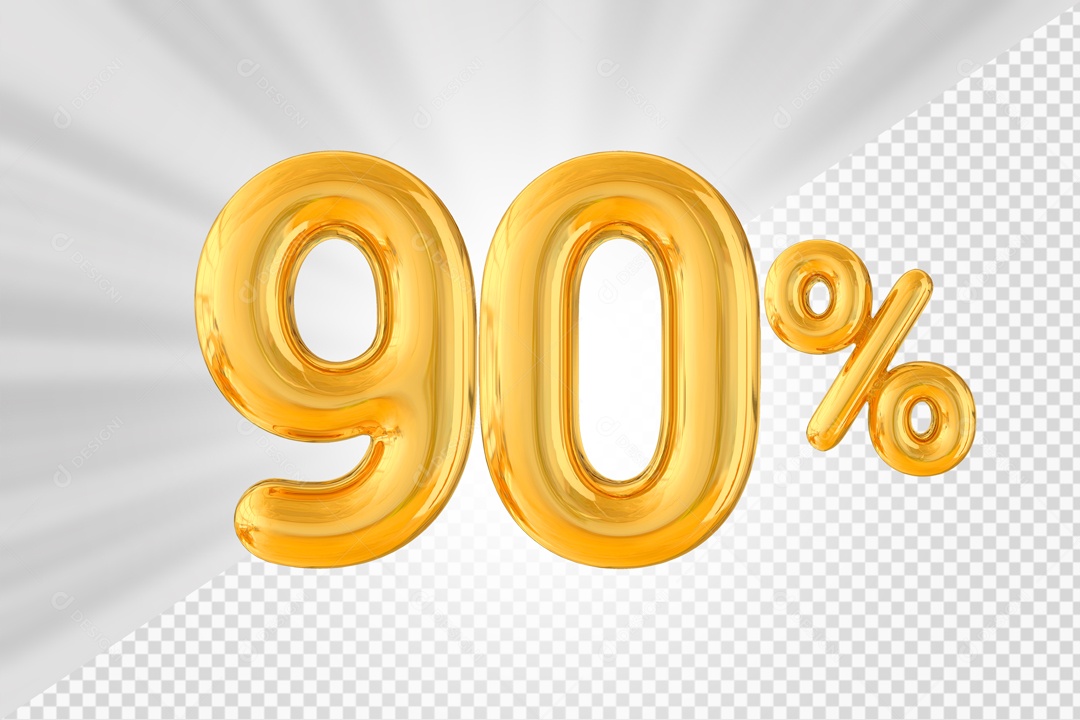 Balão de 90% Elemento 3D PSD