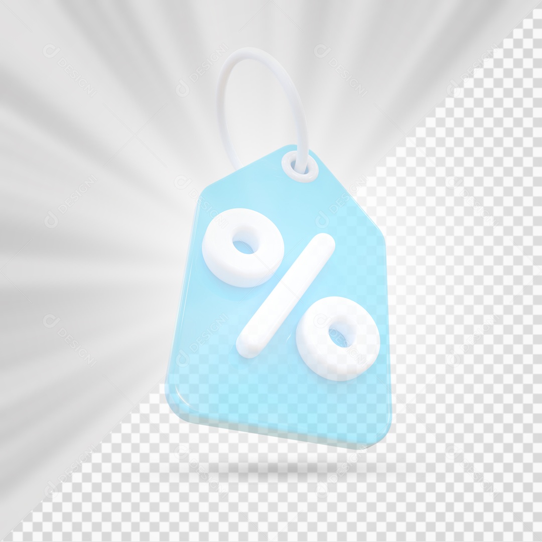 Etiqueta De Desconto Elemento 3D PSD