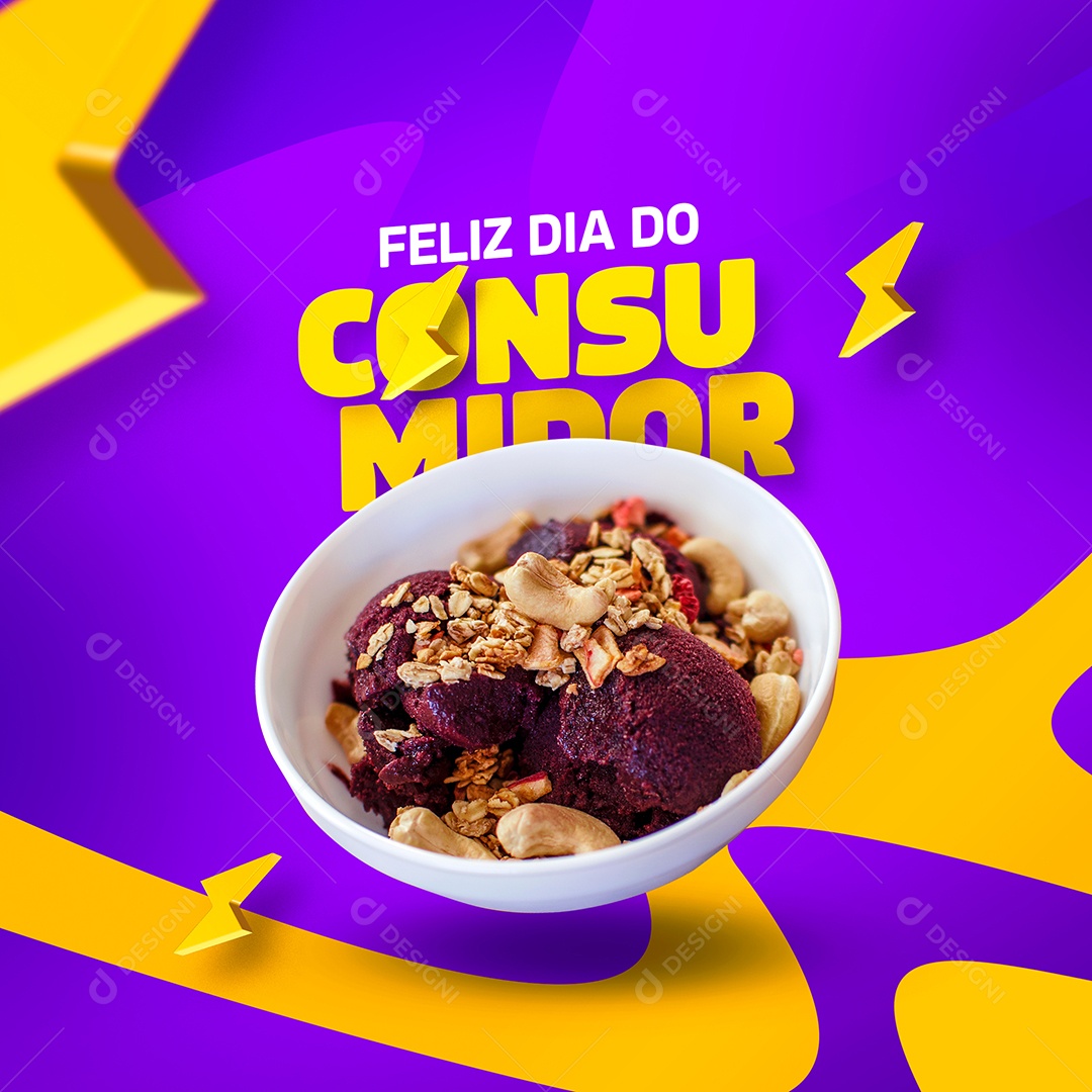 Feliz Dia do Consumidor Social Media PSD Editável