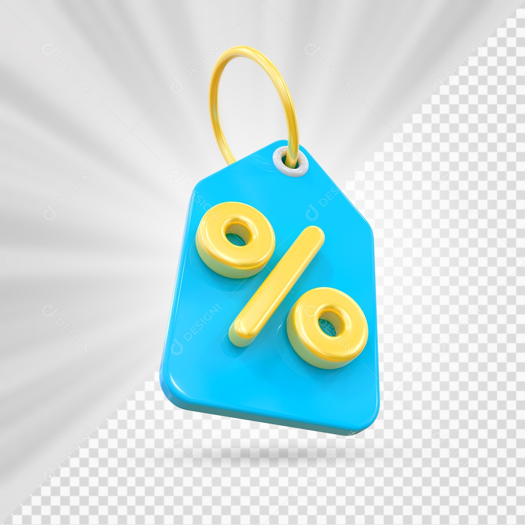 Etiqueta De Desconto Elemento 3D PSD