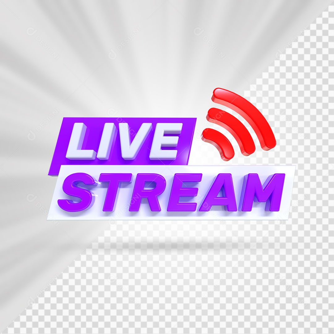 Selo 3D Para Composição PSD