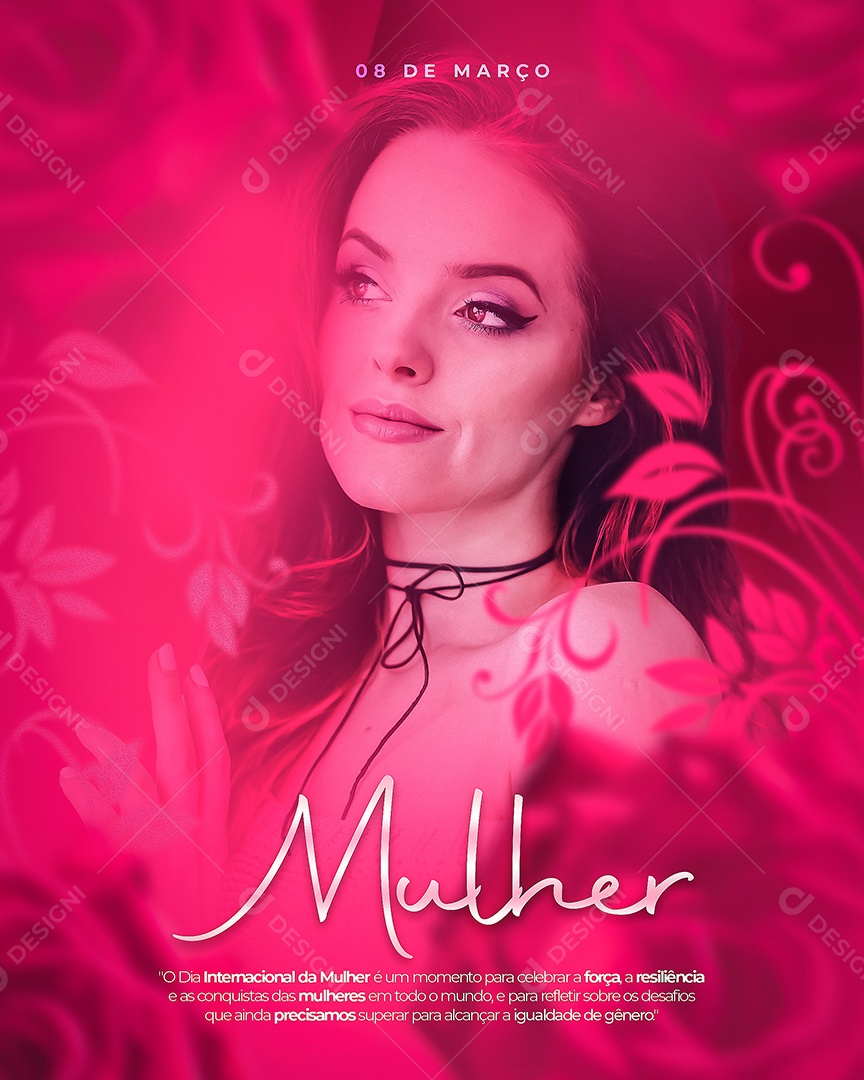 O Dia Internacional Da Mulher é Um Momento Para Celebrar a Força Social Media PSD Editável