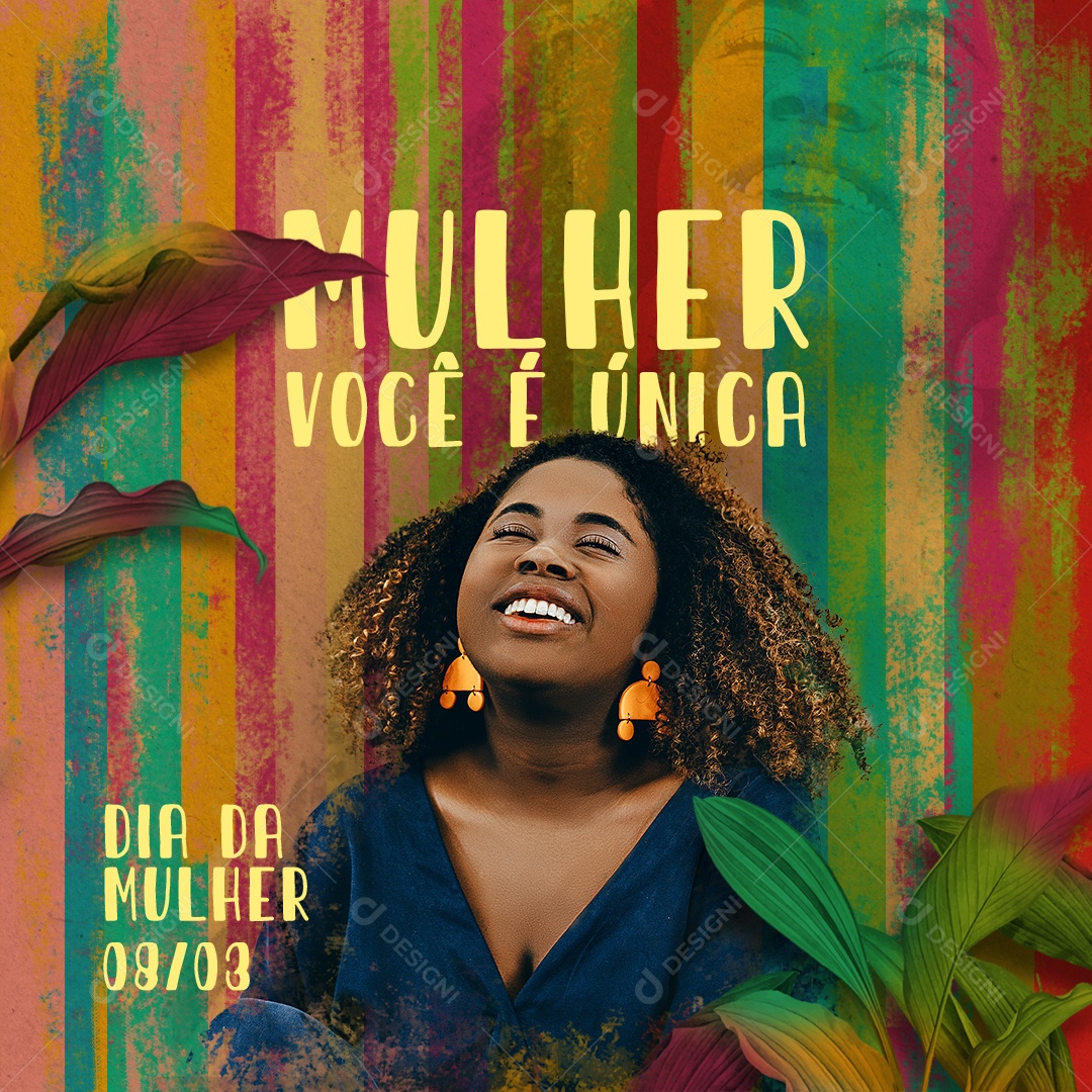 Dia Internacional da Mulher 8 De Março Social Media PSD Editável