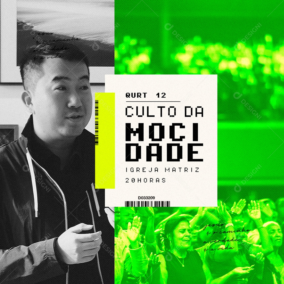 Worship of Youth Mother Church Gospel Flyer Social Media PSD Editable