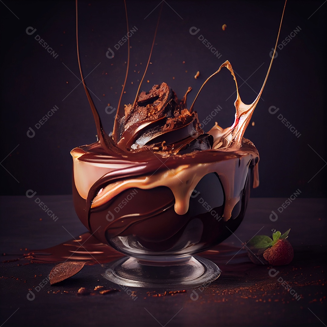 Saborosa comida sobre uma mesa