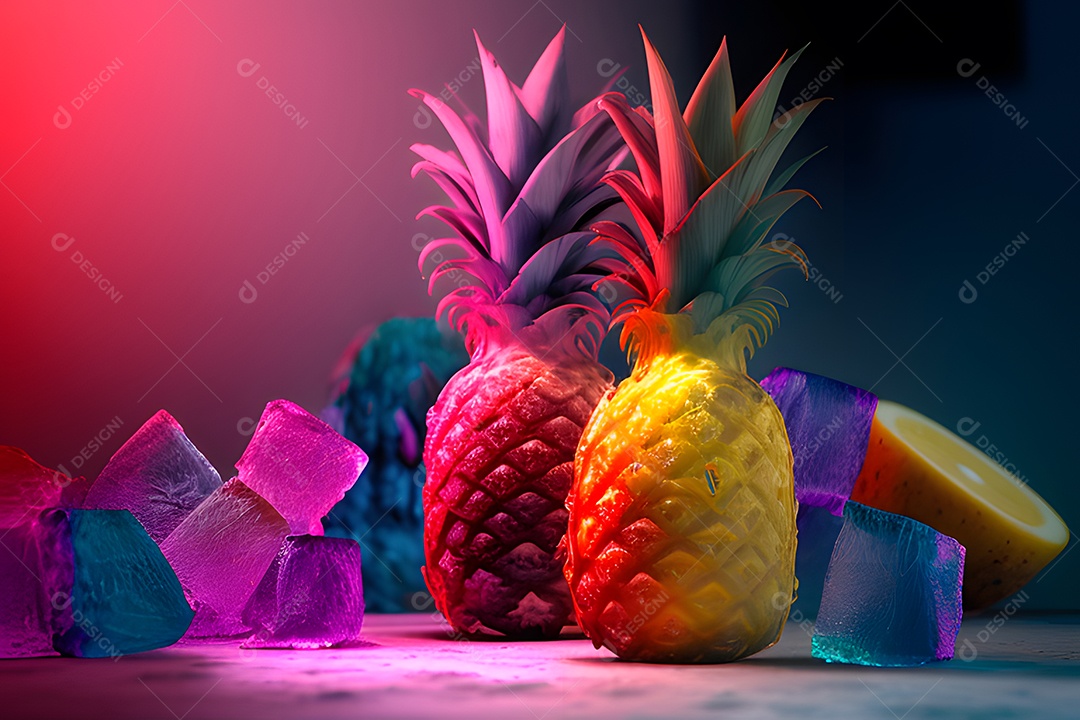 Frutas deliciosas frescas sobre fundo isolado