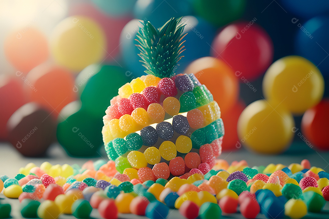 Frutas deliciosas frescas sobre fundo isolado