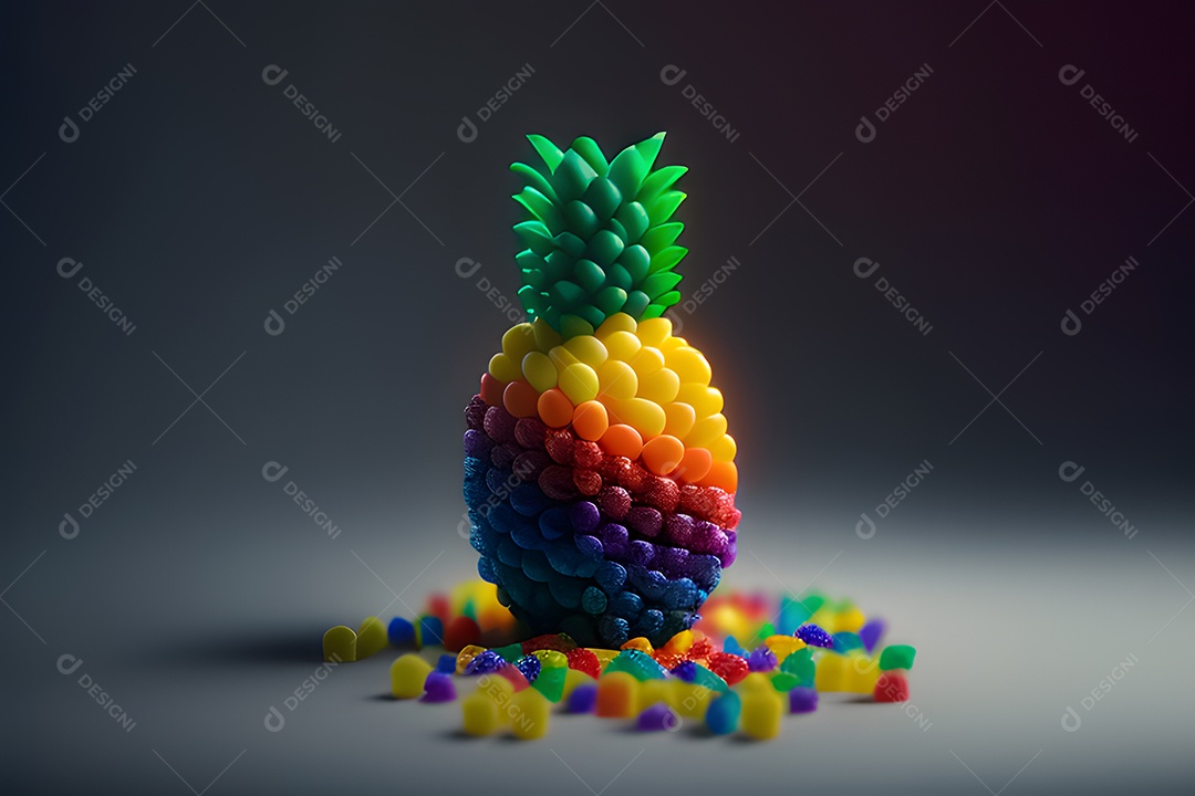 Frutas deliciosas frescas sobre fundo isolado