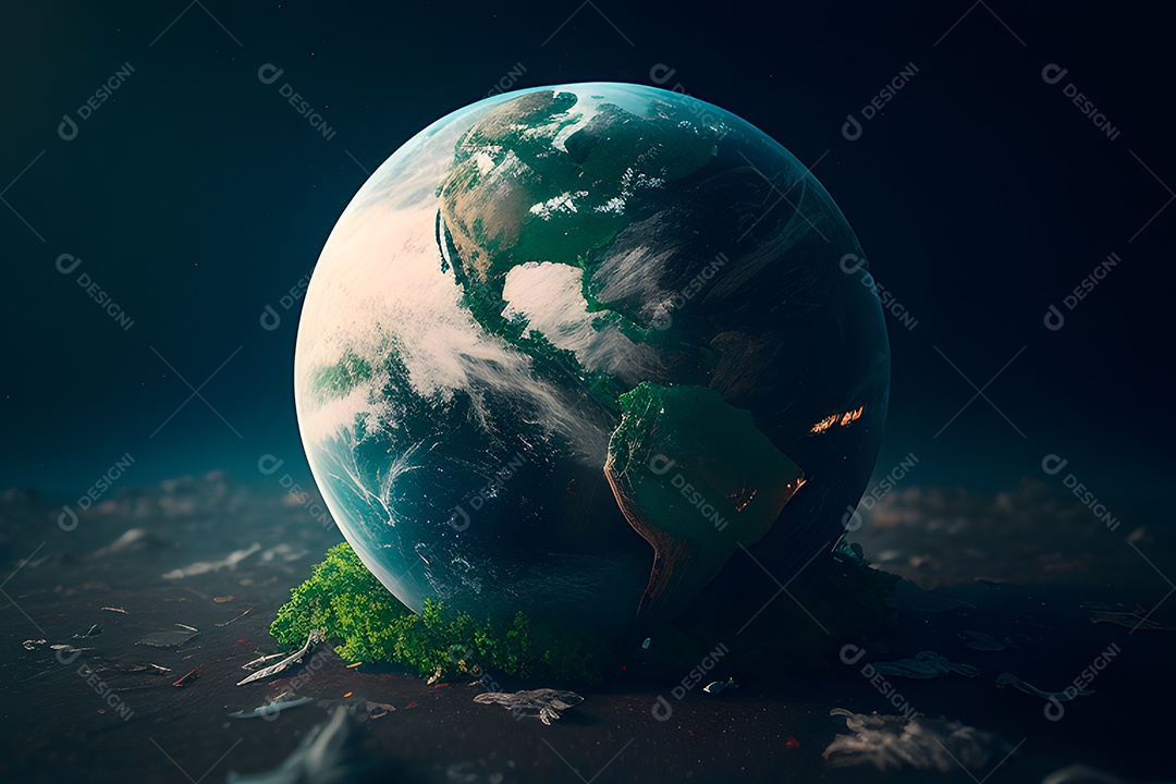 Planeta terra Dia Mundial do Meio Ambiente