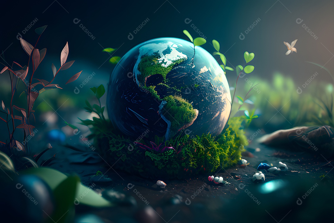 Planeta terra Dia Mundial do Meio Ambiente