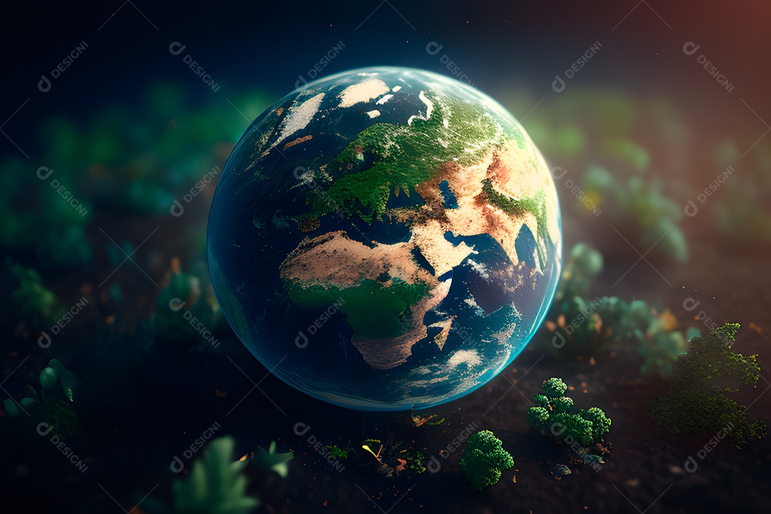 Planeta terra Dia Mundial do Meio Ambiente